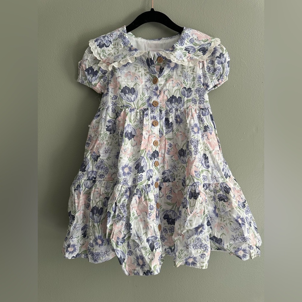 Shabby Chic Floral Dress 3T